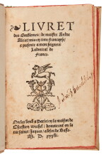 Alciati, Livret des emblemes, Paris, 1536, annotated, later vellum