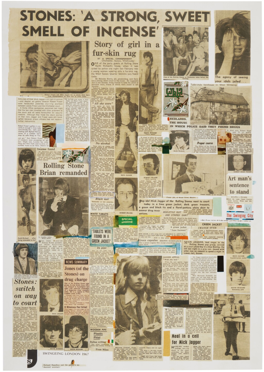 View full screen - View 1 of Lot 141. Swingeing London 67 - Poster.