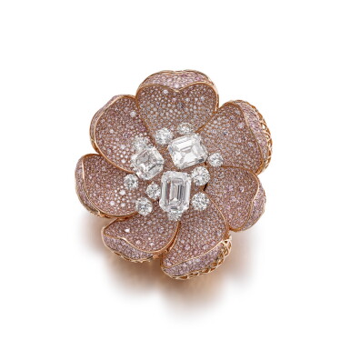 View full screen - View 1 of Lot 238. Diamond brooch | 格拉夫 | 鑽石別針.