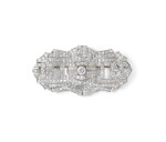 BROCHE DIAMANTS, VERS 1930 | DIAMOND BROOCH, 1930S
