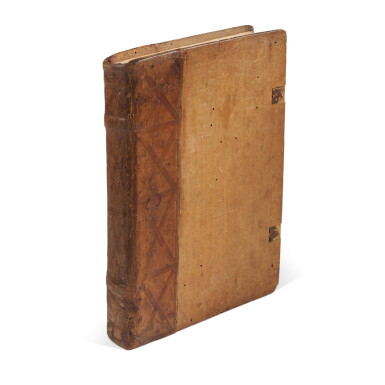 View full screen - View 1 of Lot 19. Apuleius cum commento Beroaldi et figuris noviter additis, Venice, 1516, contemporary half calf.