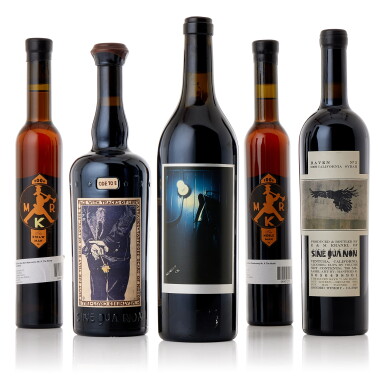 View full screen - View 1 of Lot 7848. Sine Qua Non, Ode to E, Eleven Confession Vineyard Syrah 2004 (3 BT).