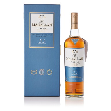 View full screen - View 1 of Lot 9133. The Macallan 30 Year Old Fine Oak Triple Cask 43.0 abv NV (1 BT70).