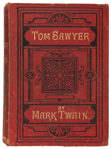 View full screen - View 1 of Lot 31. CLEMENS, SAMUEL L. | The Adventures of Tom Sawyer by Mark Twain. London: Chatto and Windus, 1876 .