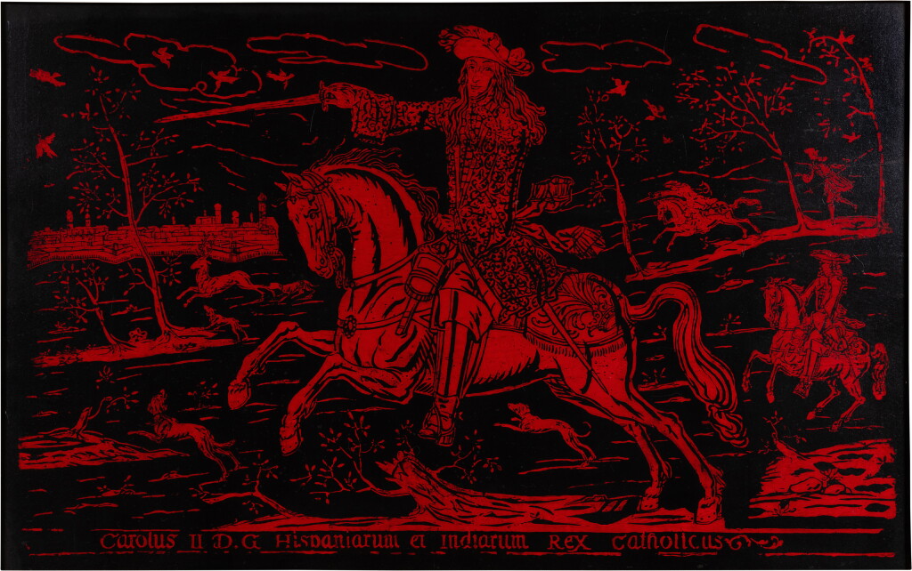 View full screen - View 1 of Lot 331. Two woodblock prints, probably Spanish, possibly circa 1700 | Deux bois d'impression pour gravure, probablement Espagne, peut-être vers 1700.