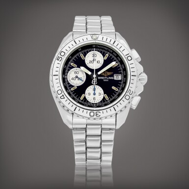 View full screen - View 1 of Lot 995. Chrono Shark, Reference A13051 | A stainless steel chronograph wristwatch with date and bracelet, Circa 1992 | 百年靈 | Chrono Shark 型號A13051 | 精鋼計時腕錶,備日期顯示,約1992年製.