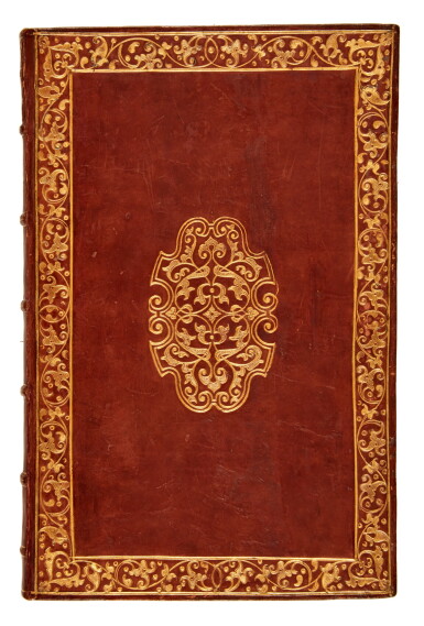 View full screen - View 1 of Lot 1192. Saxo Grammaticus, Danorum historiae libri XVI, Basel, 1534, Genevan light brown polished calf gilt.