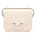 Nata Ostrich Mini Constance 18 Palladium Hardware, 2024