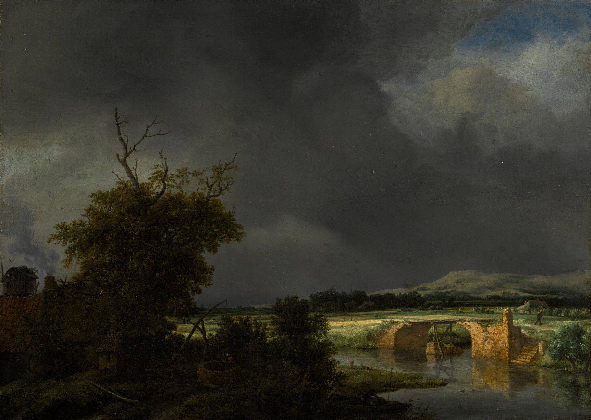 Landscape With A Cottage And Stone Bridge Under A Cloudy Sky 陰天下的茅屋與石橋風景 Old Masters Evening Sale Sotheby S Landscape With A Cottage And Stone Bridge Under A Cloudy Sky 陰天下的茅屋與石橋風景 Old Masters Evening Sale Sotheby S