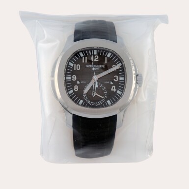 View full screen - View 1 of Lot 110. Aquanaut Travel Time, Reference 5164A-001 | A stainless steel single-sealed dual time zone wristwatch with date and dual day/night indication | Circa 2014.