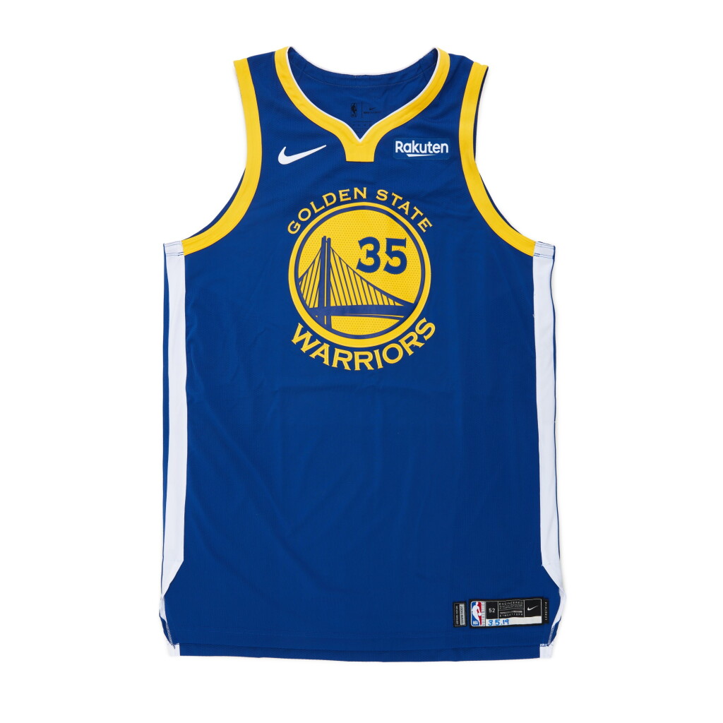 全萤幕检视 - 查看45Kevin Durant Game Worn 2019 Golden State Warriors Jersey的1