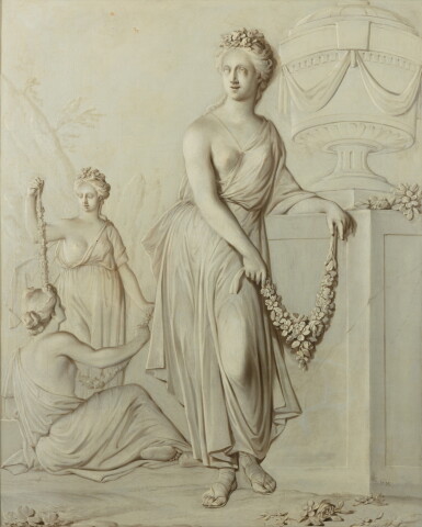 View full screen - View 1 of Lot 157. Three Vestal Virgins | Trois vestales.
