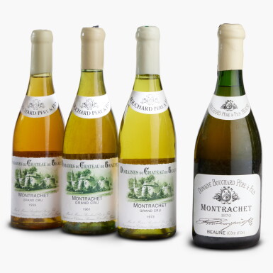 View full screen - View 1 of Lot 299. Montrachet 1961 Bouchard Père et Fils (3 BT).