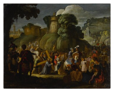 View full screen - View 1 of Lot 593. Christ on the road to Calvary.