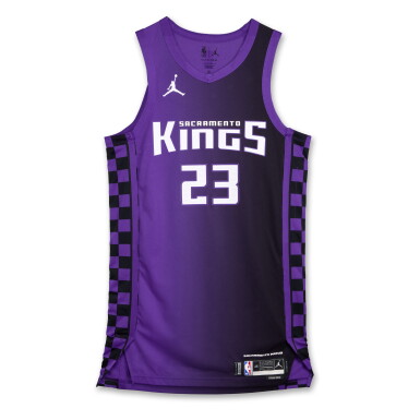 View full screen - View 1 of Lot 181. Keon Ellis Sacramento Kings 2024-2025 Game Worn Statement Edition Jersey.