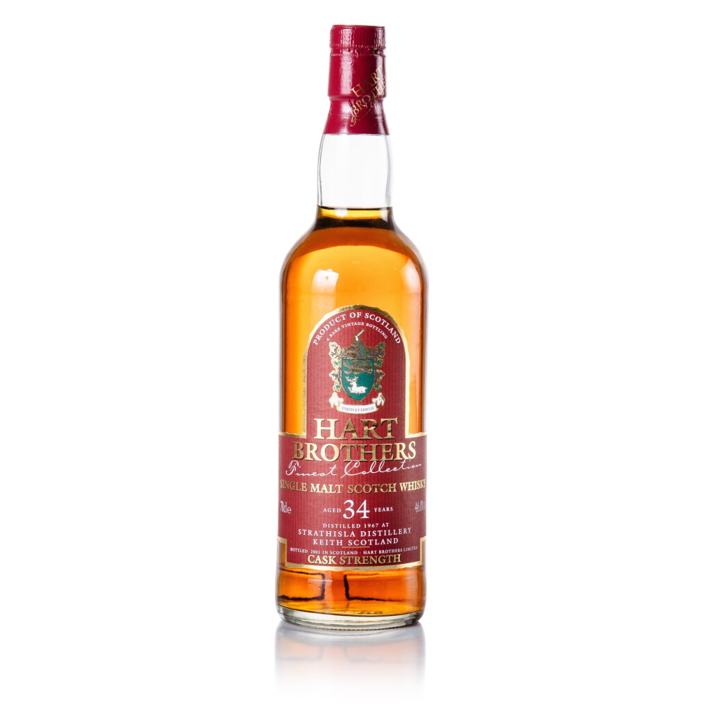 View full screen - View 1 of Lot 285. Strathisla Hart Brothers Finest Collection 34 Year Old 46.0 abv 1967 (1 BT 70cl).