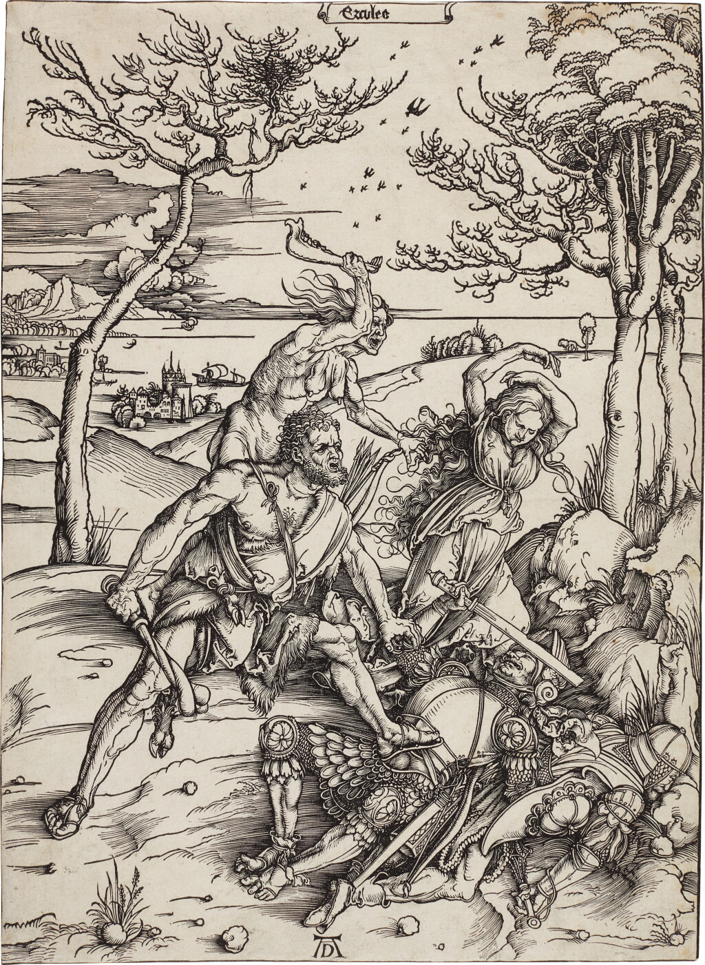 View full screen - View 1 of Lot 622. Hercules Conquering the Molionide Twins.