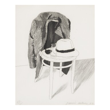 View full screen - View 1 of Lot 199. DAVID HOCKNEY | PANAMA HAT (S.A.C. 127; M.C.A.T. 119).