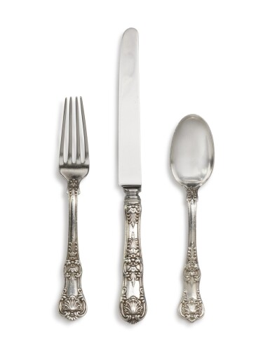View full screen - View 1 of Lot 107. An Extensive American Silver English King Pattern Flatware Service, Tiffany & Co., New York, Late 19th Century and Later.