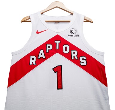 View full screen - View 1 of Lot 131. Gradey Dick Toronto Raptors 2023-2024 Game Worn Association Edition Jersey.