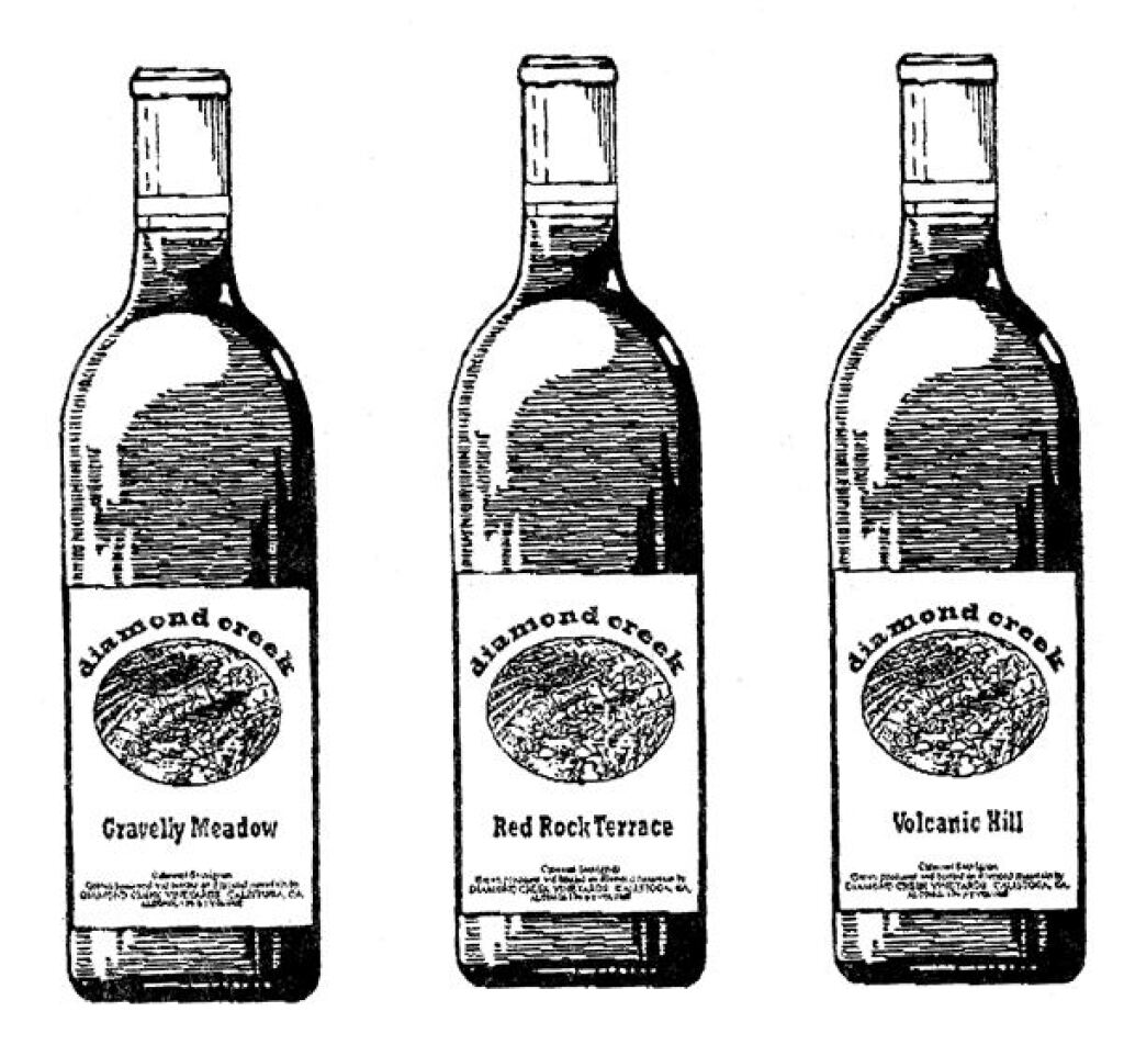 View full screen - View 1 of Lot 15. Diamond Creek Vineyards | Diamond Creek Double Magnums (3 DM).