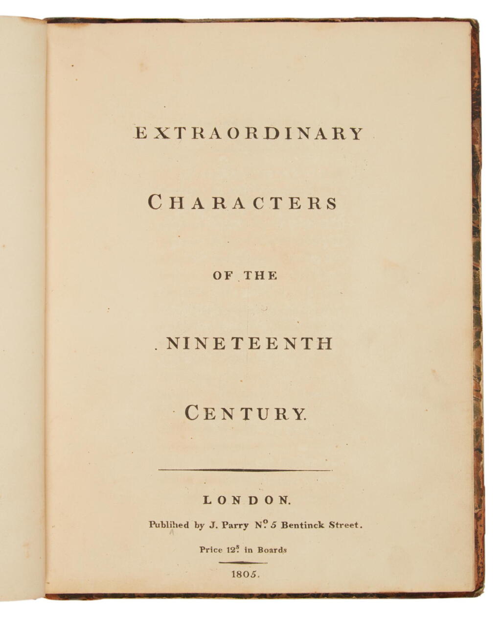 View full screen - View 1 of Lot 483. (Parry, J., and Antonio Benedictus van Assen) | One of the best remarkable character books.