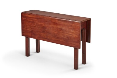 View full screen - View 1 of Lot 1137. Very Fine and Rare Diminutive Chippendale Figured Mahogany Drop-Leaf Table, possibly by John Townsend (1733-1809), Newport, Rhode Island, Circa 1770.