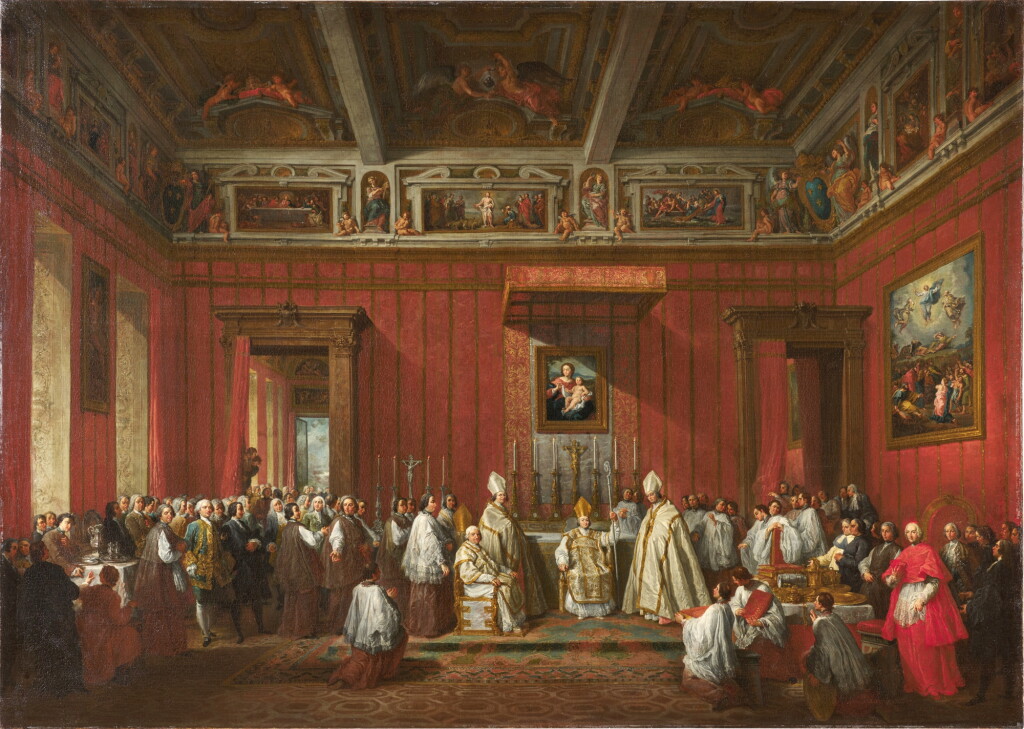 View full screen - View 1 of Lot 22. The Marquess Molinari ordained Archbishop by the Pope Benedict XIV.