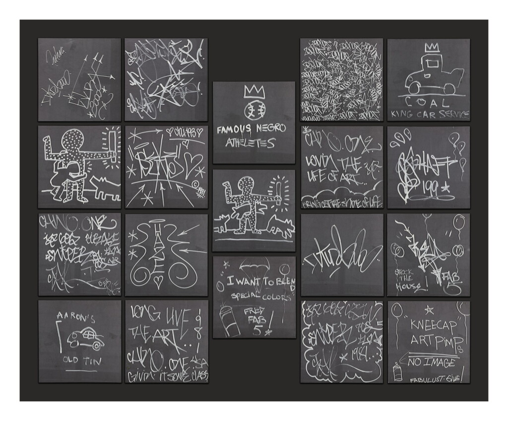 View full screen - View 1 of Lot 1017. FAB FIVE FREDDY, KEITH HARING, JEAN-MICHEL BASQUIAT, FUTURA, RAMMELLZEE, HAZE, ZEPHYR, SNIPER, CHI-193 and CHINO | UNTITLED.