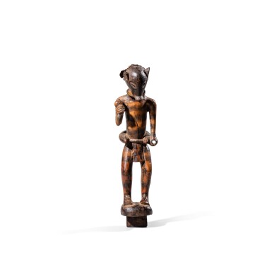 View full screen - View 1 of Lot 92. Statue, Tshokwe, Angola | Tshokwe Figure, Angola.