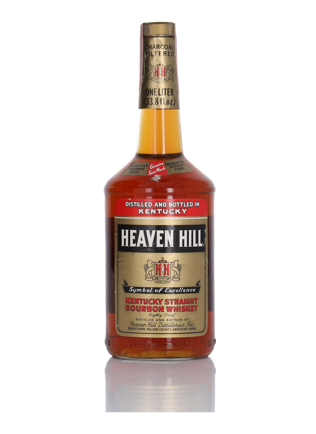 View full screen - View 1 of Lot 189. Heaven Hill Kentucky Straight Bourbon 80 Proof NV (1 Bottle Litre).