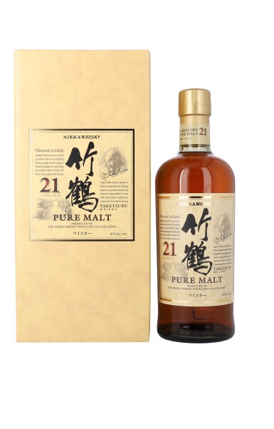 View full screen - View 1 of Lot 5139. Nikka Taketsuru Pure Malt 21 Year Old 43.0 abv NV (1 BT70).