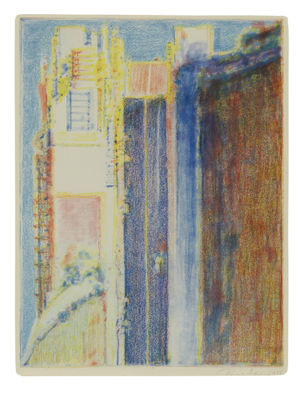 View full screen - View 1 of Lot 41. WAYNE THIEBAUD | UNTITLED (CITY EDGE).