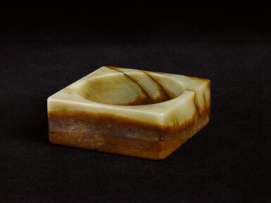 View full screen - View 1 of Lot 194. A jade cong, Neolithic period - Zhou dynasty | 新石器時代至周 光素玉琮.
