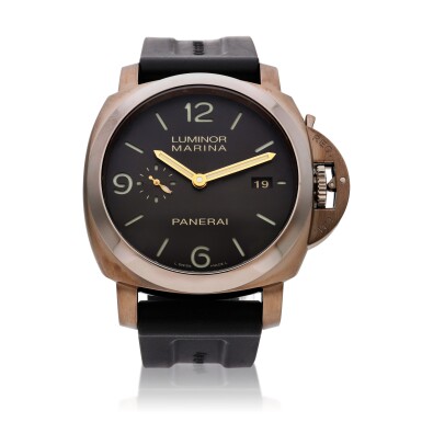 View full screen - View 1 of Lot 299. Reference PAM00352 Luminor 1950 Marina | A titanium automatic wristwatch with date, Circa 2016 .