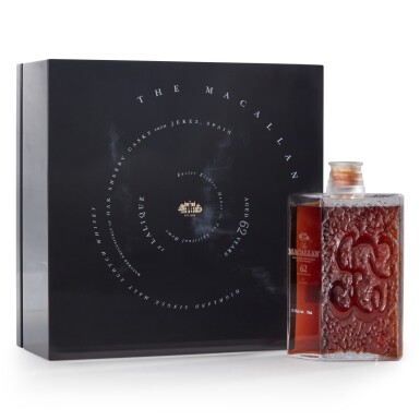 View full screen - View 1 of Lot 23. The Macallan 62 Year Old in Lalique, Six Pillars, Fifth Edition 53.1 abv NV (1 Bottle 75cl).