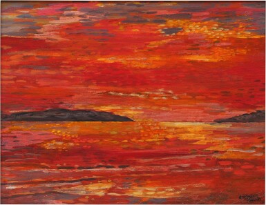 View full screen - View 1 of Lot 4548. Sunset in Sanur | 沙努爾的日落 .