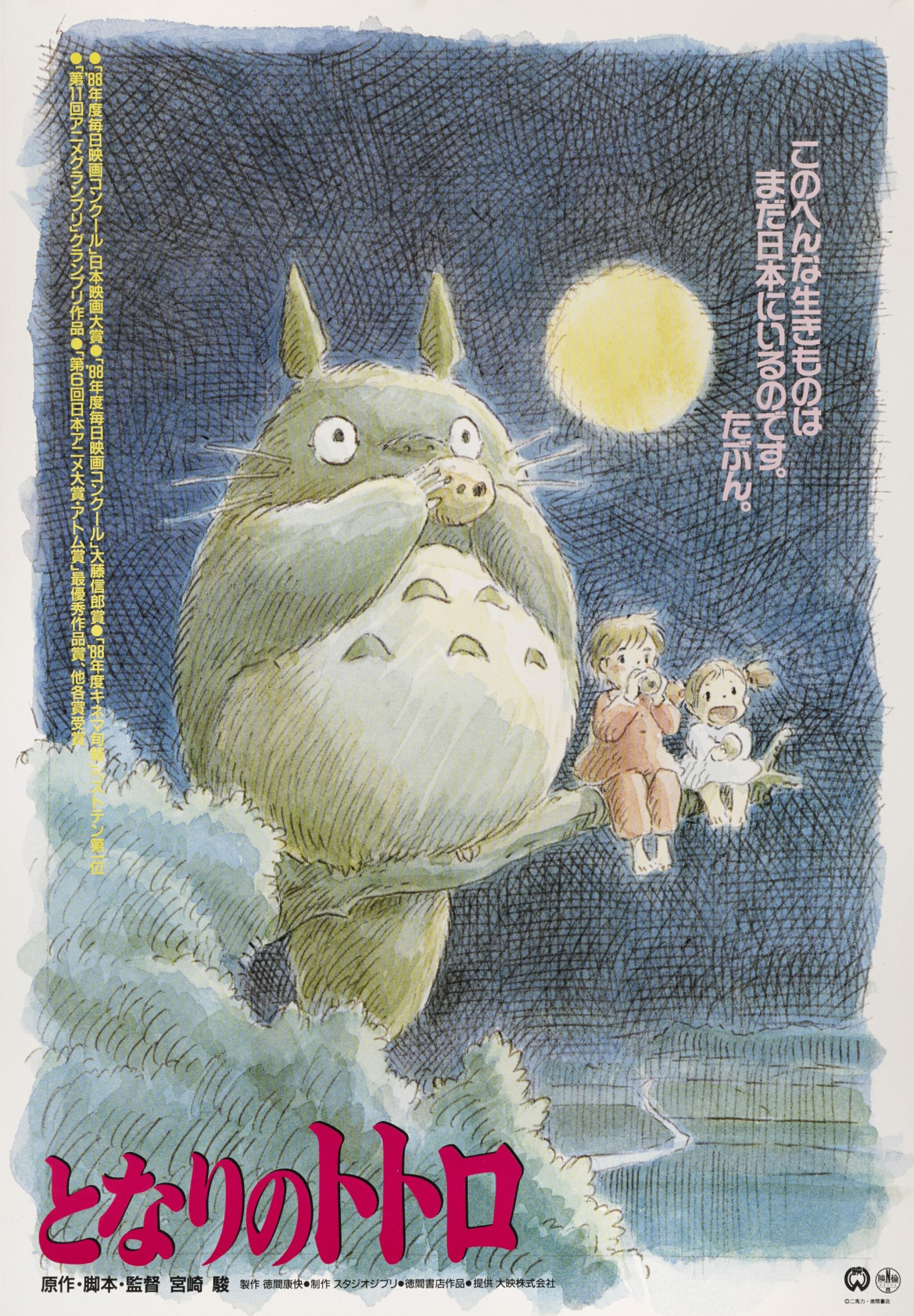 Tonari No Totoro My Neighbor Totoro 19 Poster For Double Bill With Ghibli S Film Grave Of The Fireflies 19 Japanese Original Film Posters 22 Sotheby S Tonari No Totoro My Neighbor Totoro 19 Poster For Double Bill With Ghibli S Film Grave Of The Fireflies 19 Japanese Original Film Posters 22 Sotheby S