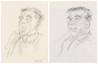 View full screen - View 1 of Lot 35. Bildnis von Dr Walter Strebi-Erni (Portrait of Dr Walter Strebi-Erni) & Bildnis von Dr Walter Strebi-Erni(Portrait of Dr Walter Strebi-Erni).