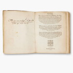 Blundeville, Thomas | The Theoriques of the Seven Planets …, London, 1602, first edition, contemporary limp vellum