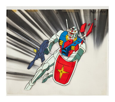 View full screen - View 1 of Lot 52. MOBILE SUIT GUNDAM BY NIHON SUNRISE 機動戰士高達 by日昇動畫 | GUNDAM ANIMATION CEL 高達動畫手稿.