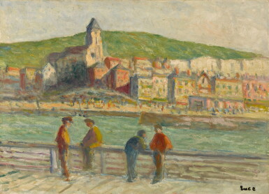 View full screen - View 1 of Lot 61. Le treport, sur le quai.