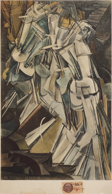 View full screen - View 1 of Lot 14. Nu déscendant un escalier No. 2 (Nude Descending a Staircase No. 2) .