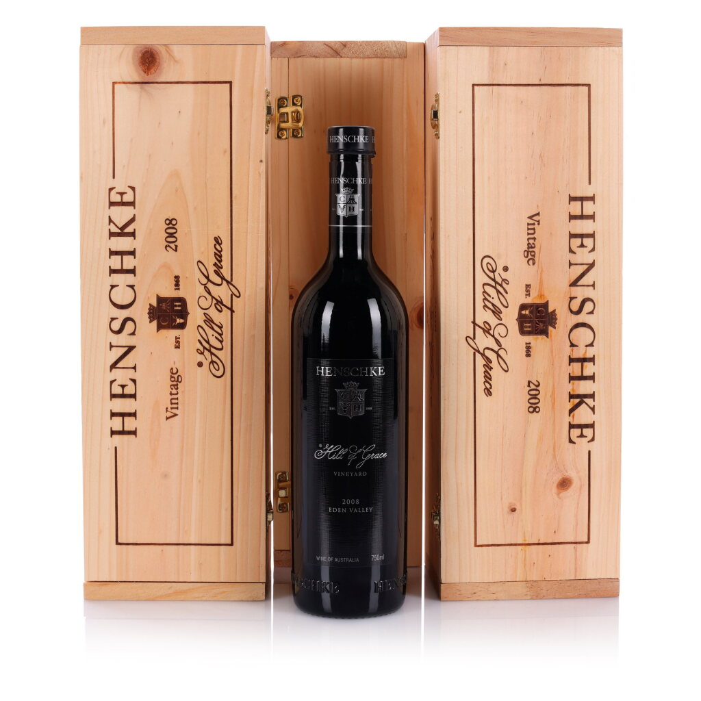 View full screen - View 1 of Lot 929. Henschke, Hill of Grace, Shiraz 2008 (3 BT).