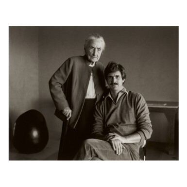 View full screen - View 1 of Lot 75. WILLIAM CLIFT | 'GEORGIA O'KEEFFE AND JUAN HAMILTON, ABIQUIU, NEW MEXICO'.