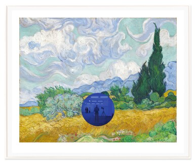 View full screen - View 1 of Lot 12. JEFF KOONS | GAZING BALL (VAN GOGH WHEATFIELD WITH CYPRESSES).