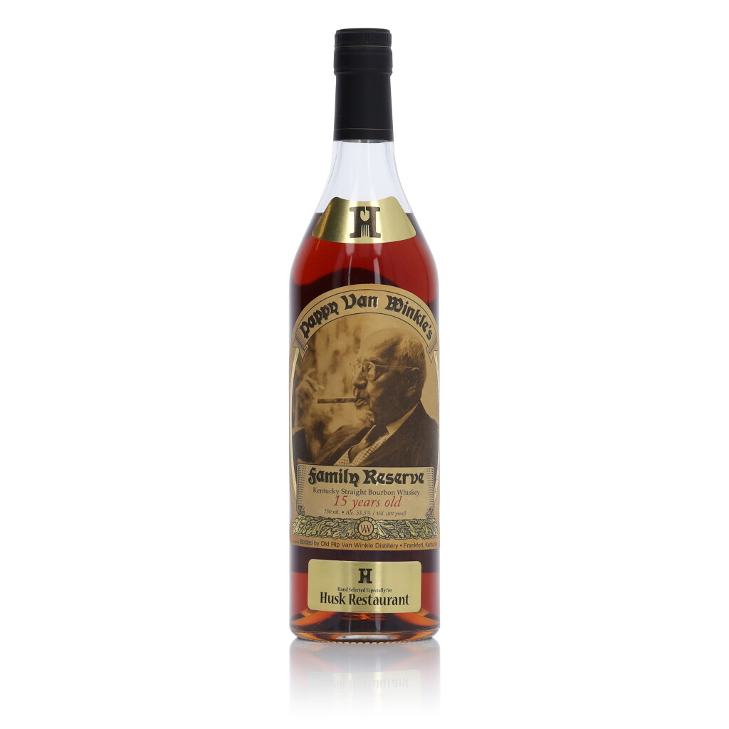 View full screen - View 1 of Lot 1154. Pappy Van Winkle's 15 Year Old Family Reserve Single Barrel "Husk" 107 Proof NV (1 Bottle 75cl).