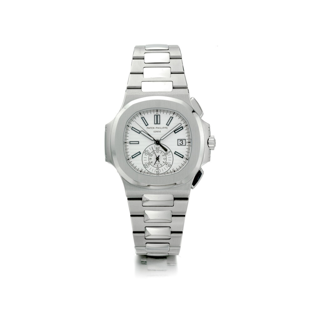 View full screen - View 1 of Lot 819. PATEK PHILIPPE | REF 5980/1A-019 NAUTILUS, A STAINLESS STEEL CHRONOGRAPH BRACELET WATCH WITH DATE, SOLD IN 2013 | 百達翡麗 | 5980/1A-019型號「NAUTILUS」精鋼計時鍊帶腕錶備日期顯示,2013年售出.