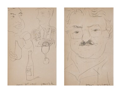 View full screen - View 1 of Lot 628. Untitled (two works).