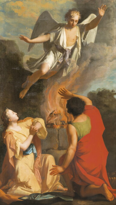 View full screen - View 1 of Lot 53. ATTRIBUTED TO HENDRIK VAN LIMBORCH | THE SACRIFICE OF MANOAH.